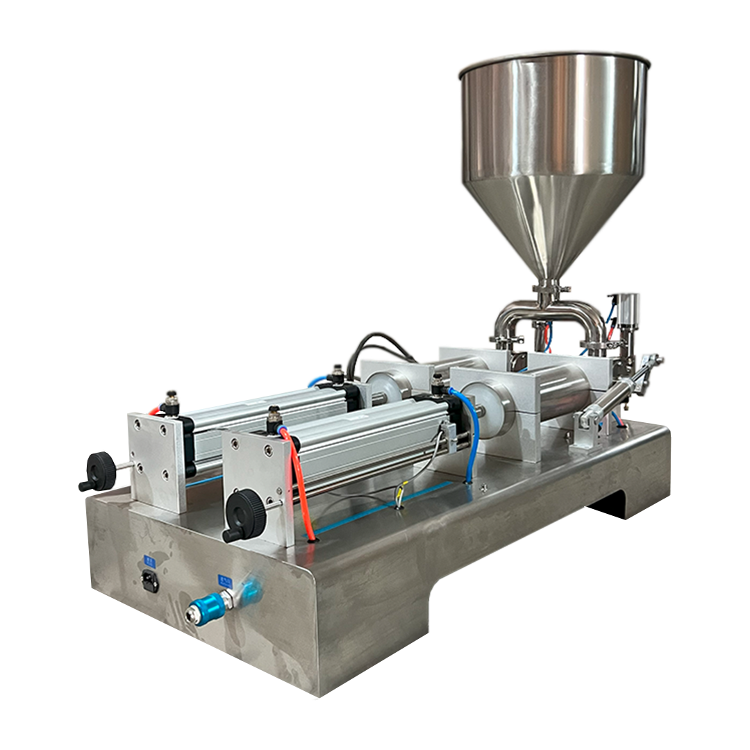 Llenadora de Pastosos Semiautomática Doble Cabezal DOEN DFM-2000D