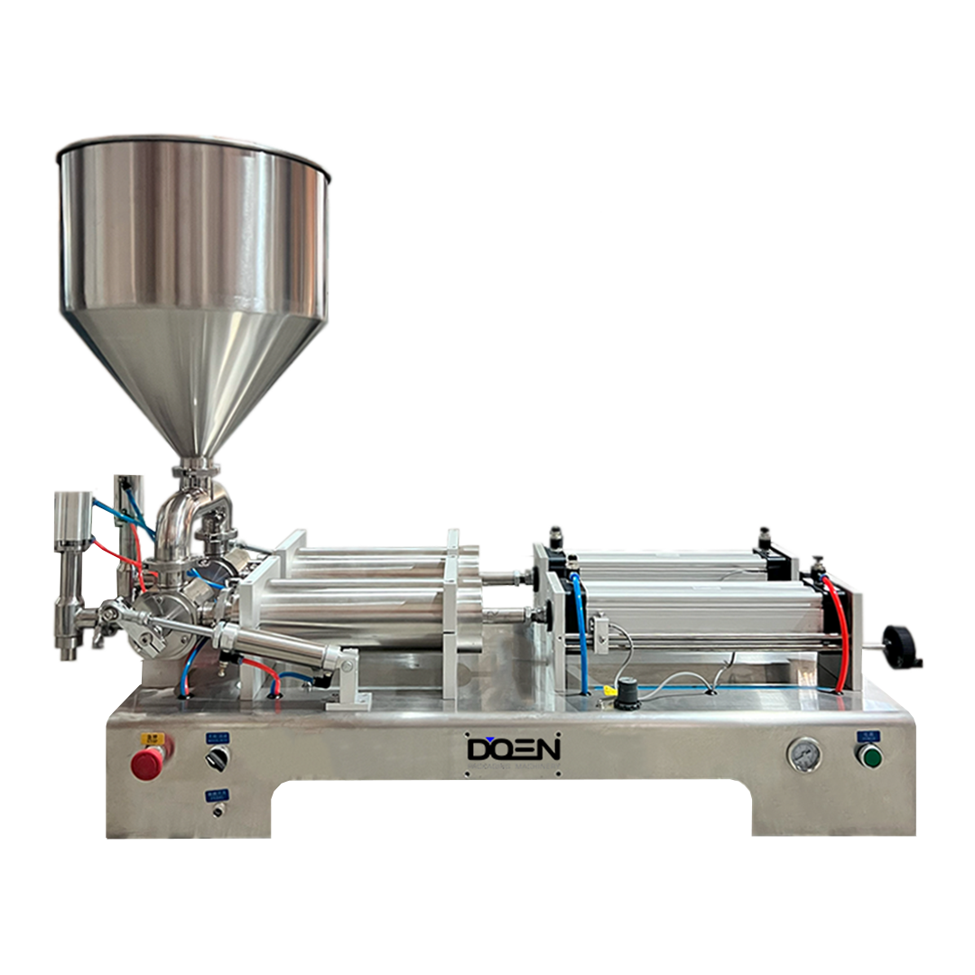 Llenadora de Pastosos Semiautomática Doble Cabezal DOEN DFM-2000D