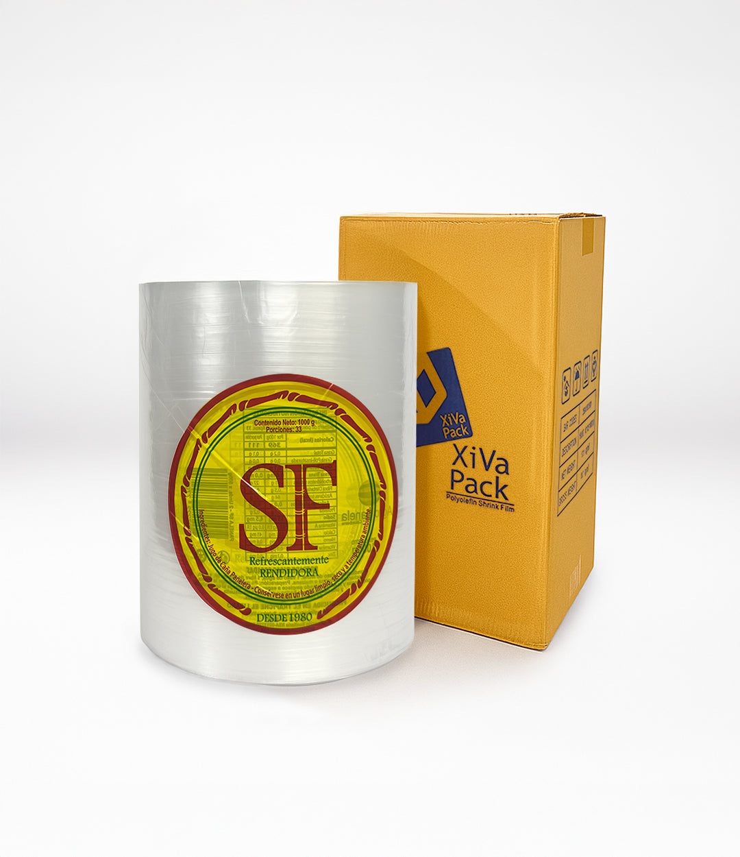 Poliolefina Termoencogible PCR Rollo Impreso