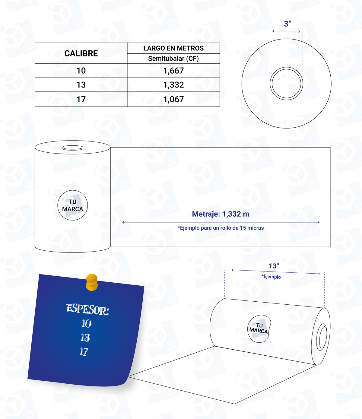 Poliolefina Termoencogible Premium Light Rollo Impreso